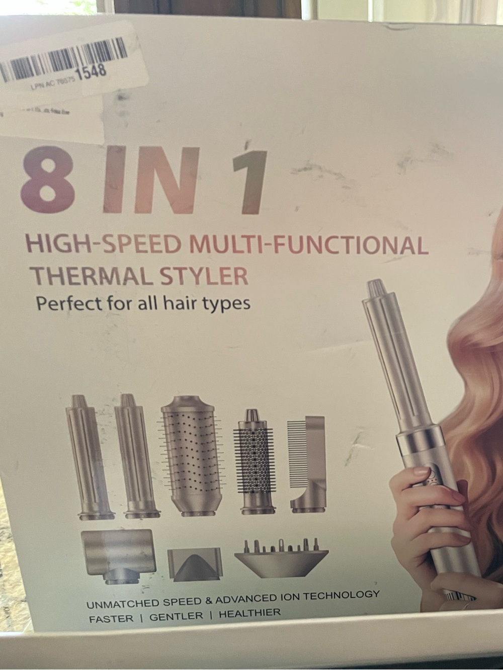 8-in-1 High-Speed Multi-Functional Thermal Styler - Silver